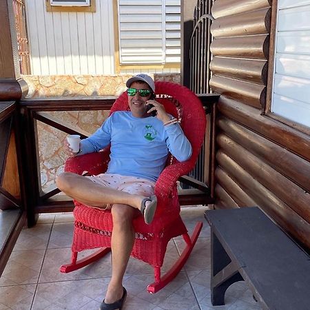 “La Choza” Beach Cabin En El Poblado De Boqueron カボ・ロホ エクステリア 写真