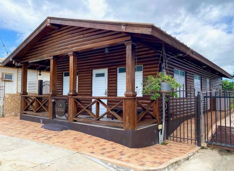 “La Choza” Beach Cabin En El Poblado De Boqueron カボ・ロホ エクステリア 写真