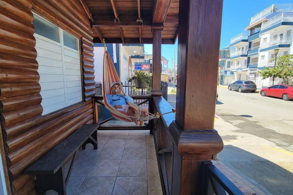 “La Choza” Beach Cabin En El Poblado De Boqueron カボ・ロホ エクステリア 写真
