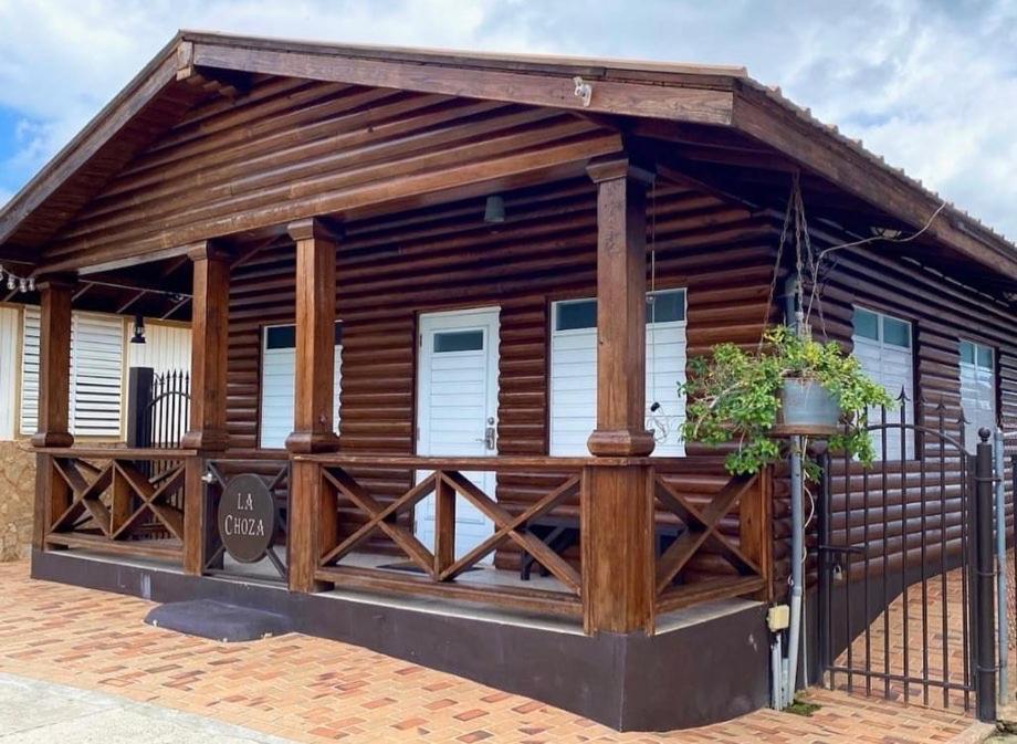 “La Choza” Beach Cabin En El Poblado De Boqueron カボ・ロホ エクステリア 写真